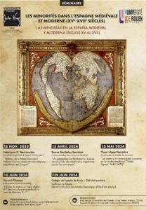 Affiche du colloque "Séminaire « Les minorités dans l’Espagne médiévale et moderne (XVe-XVIIe siècles) »"