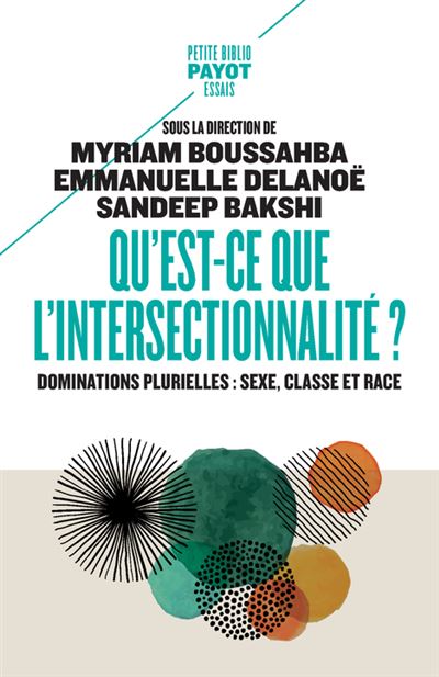 Affiche du séminaire "Qu’est-ce que l’intersectionnalité ? Dominations plurielles : sexe, classe et race"