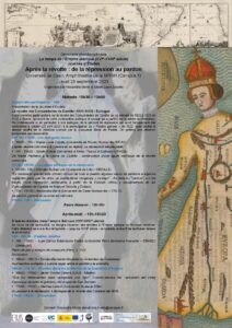 Affiche de la journée d'étude "Après la révolte: de la répression au pardon"