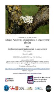 Affiche de la conférence "Séminaire ÉNEE : Séance inaugurale"