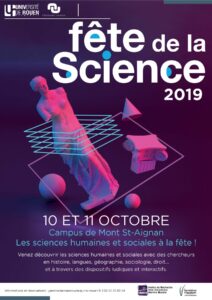 Affiche de la conférence "Fête de la science 2019"