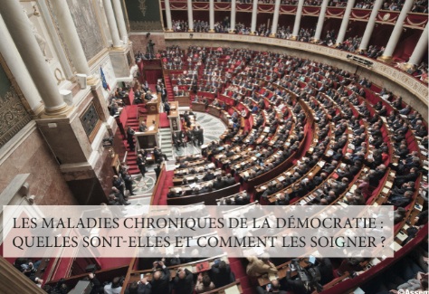 Affiche de la conférence "Les maladies chroniques de la démocratie"