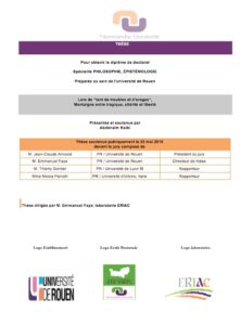 Affiche de la soutenance "« Lors de tant de troubles et d’orages » : Montaigne entre tragique, altérité et liberté"