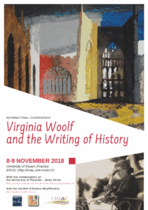 Affiche du colloque "Virginia Woolf and the Writing of History"