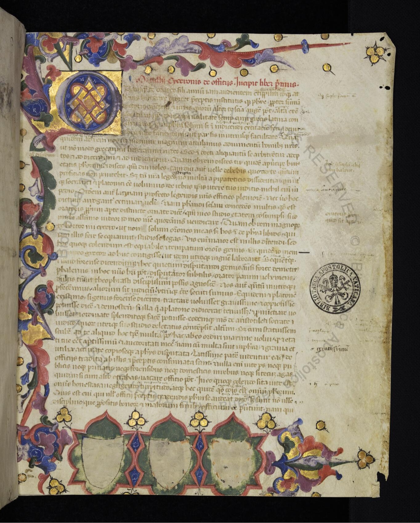 Affiche de la conférence "Editing Cicero from antiquity to the 21st century"