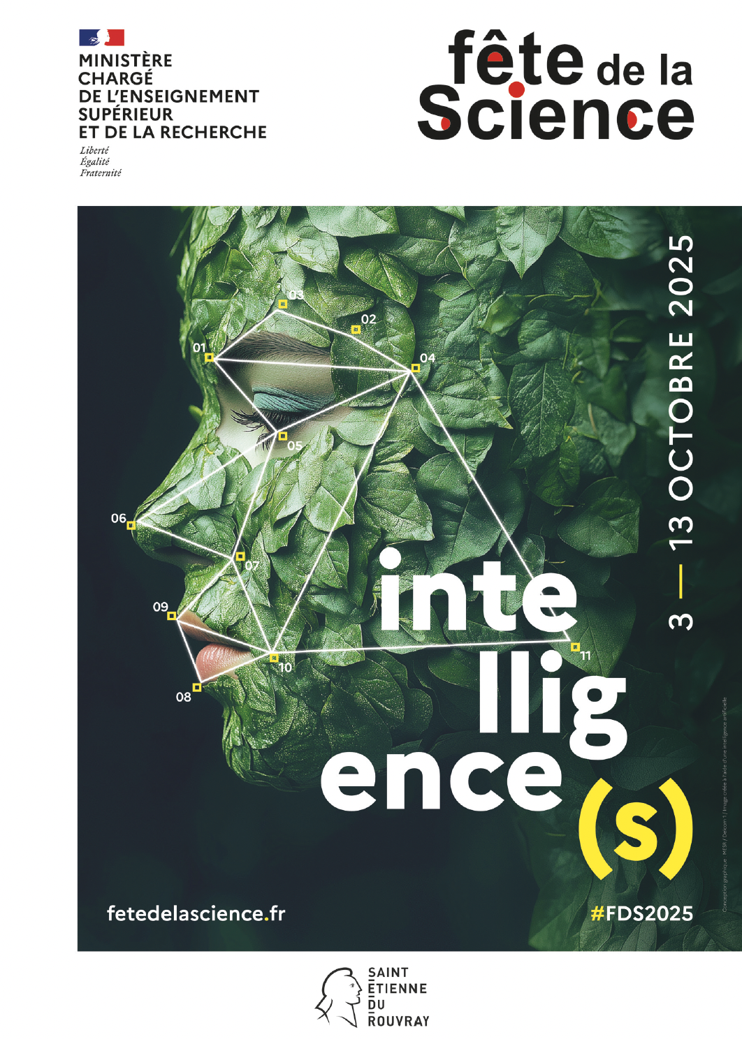 Affiche de la Fête de la Science 2025