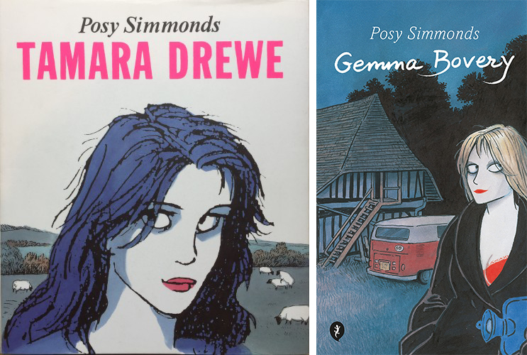 Affiche de la conférence "Le traitement graphique des femmes dans Gemma Bovery et Tamara Drew de Posy Simmonds : entre effacement de la voix et hyper-visibilité du corps"