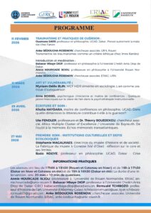 Affiche du webinaire "Art, éthique et soin"