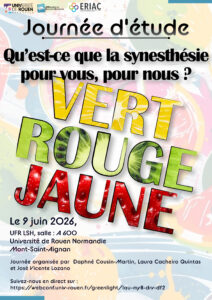 Affiche de la journée d'étude ""