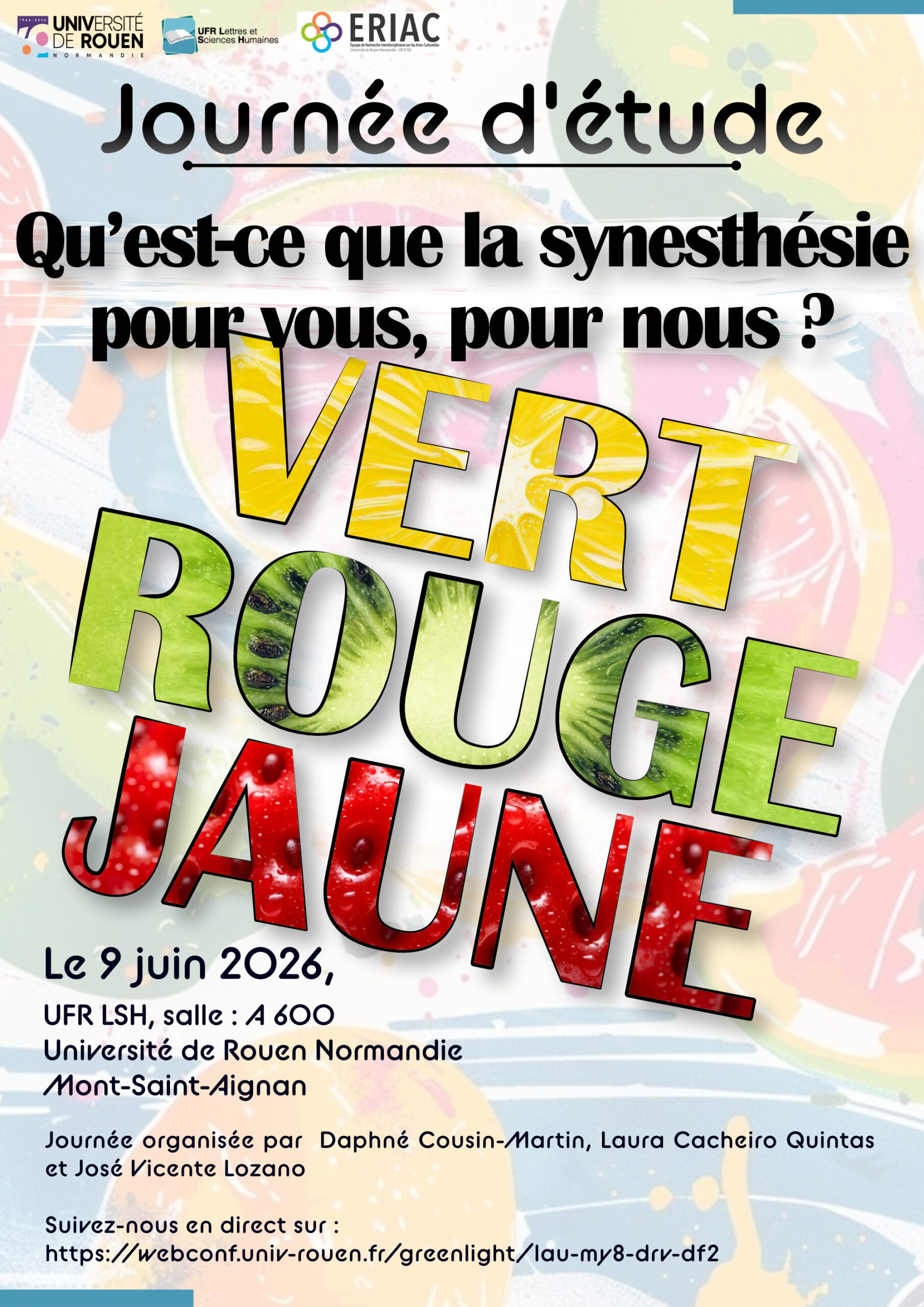 Affiche de la journée d'étude ""