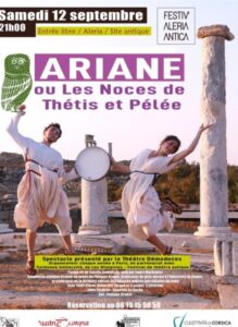 Affiche du spectacle "Ariane ou Les Noces de Thétis et Pélée"
