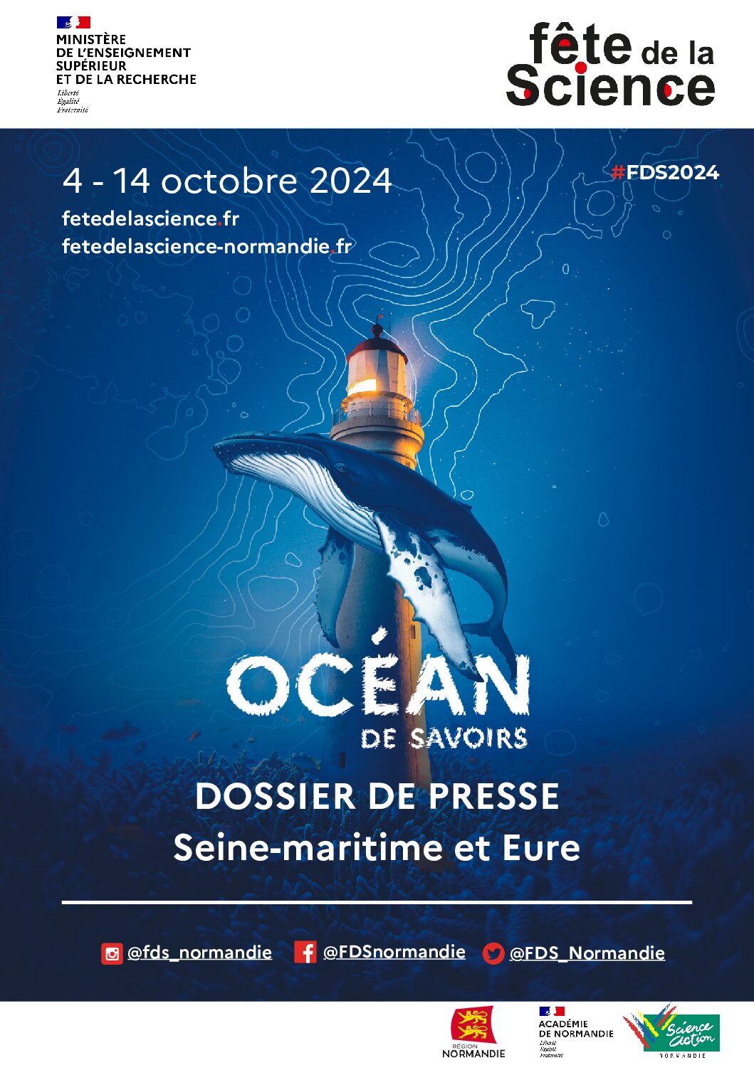 Affiche de la Fête de la Science 2024