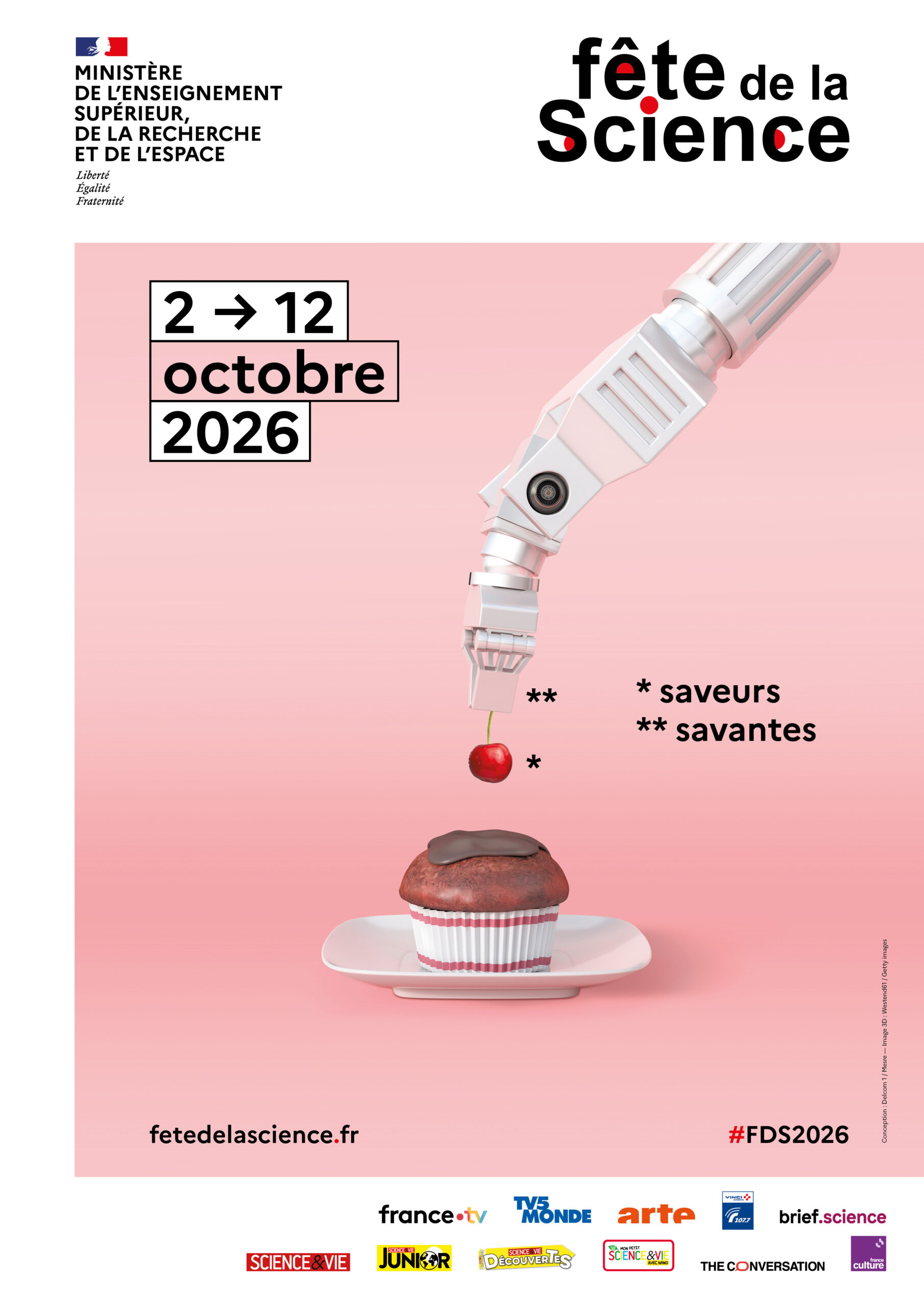 Affiche de la Fête de la Science 2026